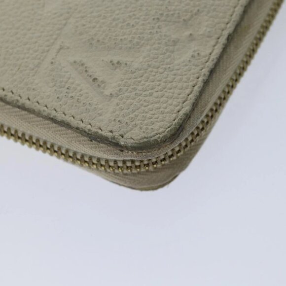 LOUIS VUITTON Monogram Empreinte Zippy Wallet Wallet Neige M60546 LV Auth 69792 - Picture 3 of 16